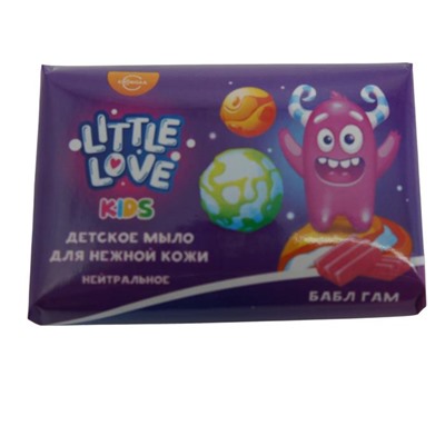LITTLE LOVE Мыло детское д/детской кожи Бабл гам 90г