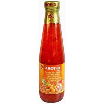 SWEET CHILLI SAUCE for Spring Roll, AROY-D (СОУС ЧИЛИ СЛАДКИЙ для Спринг Роллов, АРОЙ-Д), стекло, 360 г.