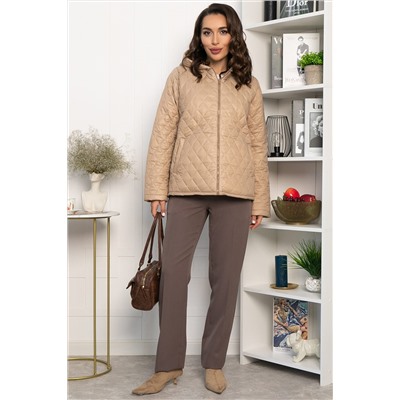 Куртка демисезонная стеганая (бежевая) Б14362-25М