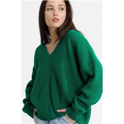 Женский вязаный джемпер оверсайз Happyfox