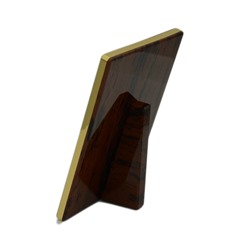 Икона настольная из обсидиана 70*30*95мм "Матрона"