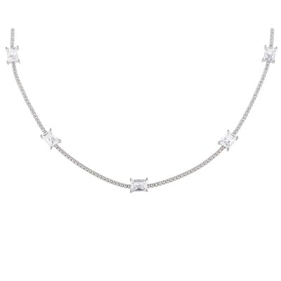 Колье, куб.циркон., ТФК-101
