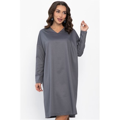 Платье Хюгге (темно-серое) П14121-25М