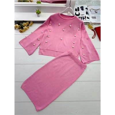 Костюм с юбкой 897406