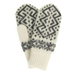 Варежки женские "Ромб с орнаментом" ПП 3236-6