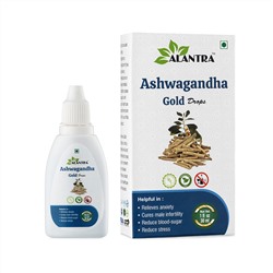 ASHWAGANDHA GOLD Drop, Alantra (Аюрведические капли АШВАГАНДХА ГОЛД повышение иммунитета, Алантра), 30 мл.
