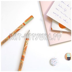 Ручка шариковая синяя, 0,7 мм, игольчатый стержень, софт-тач "Terrakotto art" Greenwich Line GL_25095, GL_25095