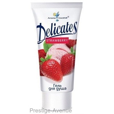 Гель для душа Delicates Strawberry 200ml
