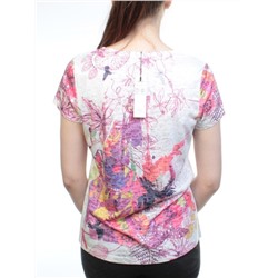 3055 Футболка женская (80% полиэстер, 20% вискоза) размер M - 44 российский