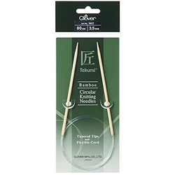 Спицы Clover Takumi круговые бамбуковые