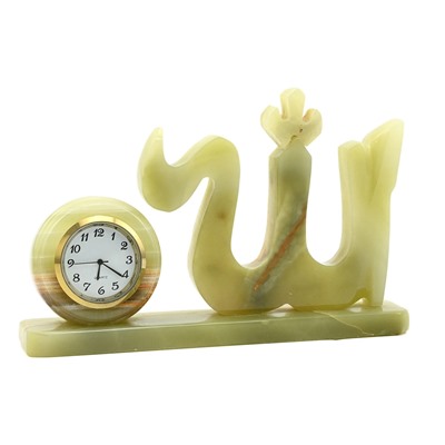 Часы из оникса "Мусульманские" (15*3*9,5см) 480гр