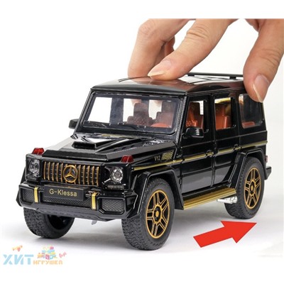Модель Mercedes-Benz 1:24 (металл, свет, звук, поворотная передняя ось) без индивидуальной упаковки в ассортименте CZ118A, CZ118 / CZ118AD