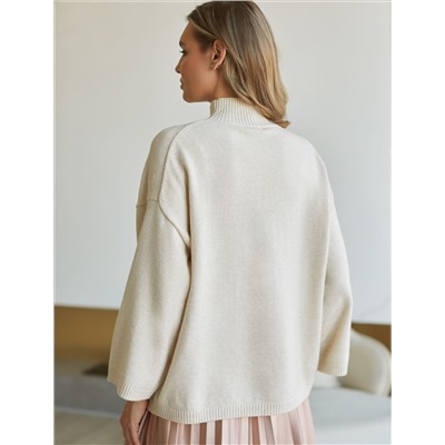 Джемпер из пряжи с кашемиром