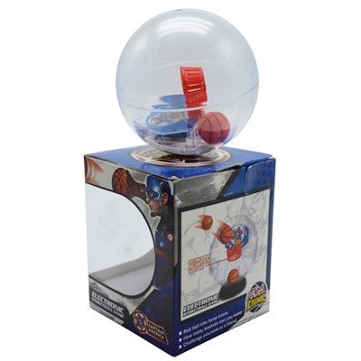 14 Игра настольная Баскетбол в шаре CA 13*11см /коробка 987D АКЦИЯ! СКИДКА 50%