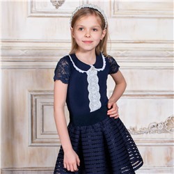 Блузка для девочки короткий рукав Соль&Перец