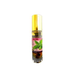 Oil Balm WITH HERB, Banna (Жидкий бальзам на виски С ЛЕКАРСТВЕННЫМИ РАСТЕНИЯМИ, от тошноты и головной боли, Банна), 10 г.