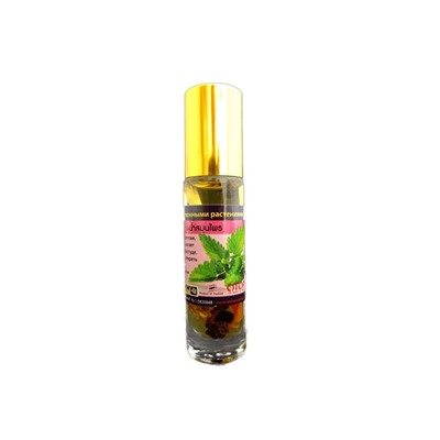 Oil Balm WITH HERB, Banna (Жидкий бальзам на виски С ЛЕКАРСТВЕННЫМИ РАСТЕНИЯМИ, от тошноты и головной боли, Банна), 10 г.