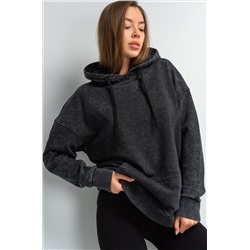 Женское худи оверсайз из футера трехнитки Happyfox