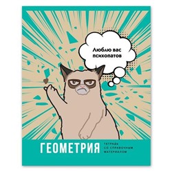 Тетрадь Предмет клетка  ГЕОМЕТРИЯ 40 л /ВЕСЕЛЬЕ НАЧИНАЕТСЯ ТП5СК40 9174