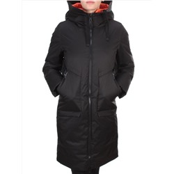 GWD21336P BLACK Пальто зимнее женское PURELIFE (200 гр .холлофайбер) размер 46