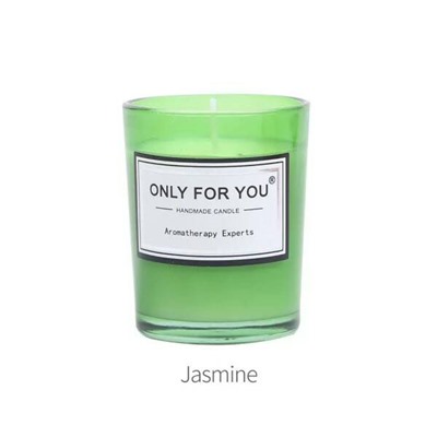 ONLY FOR YOU Handmade candle JASMINE (Свеча ароматическая ЖАСМИН, высота 6 см.), 1 шт.