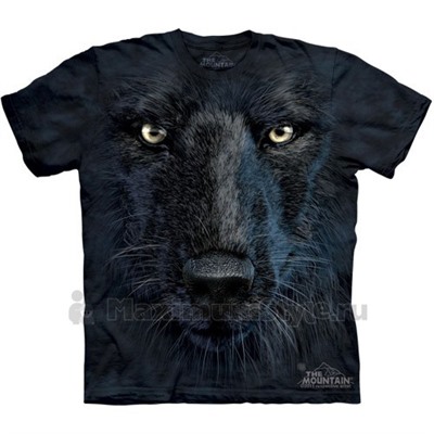 Футболка The Mountain "Black Wolf Face" (детская)
