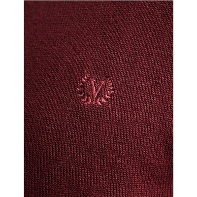 Джемпер-поло из хлопка с нейлоном