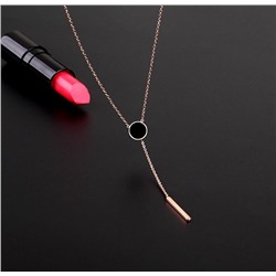 SALE! Подвеска на цепочке из ювелирной стали и эмали,1 шт.