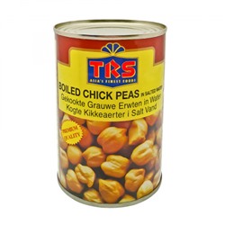 BOILED CHICK PEAS In Salted Water, TRS (НУТ БЕЛЫЙ КОНСЕРВИРОВАННЫЙ, ТРС), 400 мл.