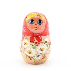 Скульптура из селенита "Матрешка большая" 47*47*75мм.