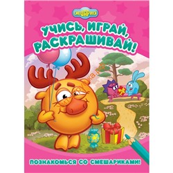 Смешарики. Познакомься со Смешариками Развивающие книги 243165, 243165