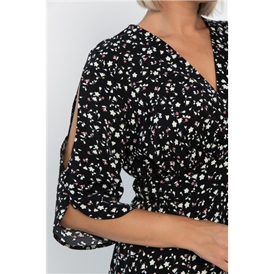 Платье Летнее вдохновение (черное) П14146-1М