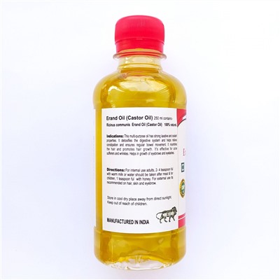 ERAND OIL (Castor Oil), Karmeshu (ЭРАНД ОЙЛ, Касторовое масло, Кармешу), 250 мл.