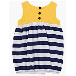 Платье  UD 1583 полос/желт