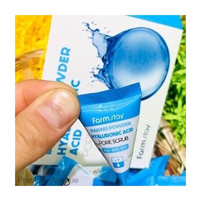 Скраб для лица FarmStay Baking Powder Hyaluronic Acid Pore Scrub Набор 25 шт