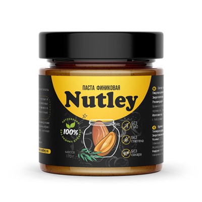 Финиковая паста Nutley Black (170г)