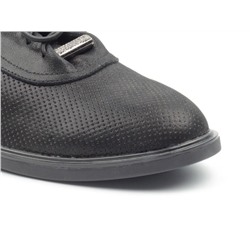 S49-T49 S19-121 Y1058 BLACK Полуботинки женские (натуральная кожа) размер 37