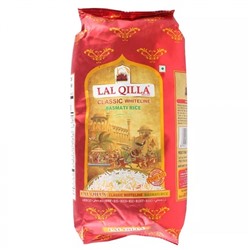 CLASSIC Whiteline BASMATI RICE, Lal Qilla (Классический белый БАСМАТИ РИС, длиннозерный, двойной полировки, Лал Килла), 1 кг.
