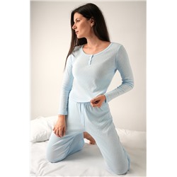 Женская пижама с брюками из ажурного хлопка Happyfox