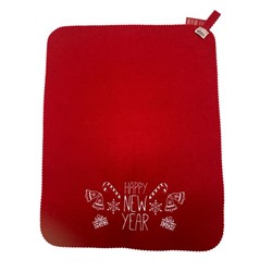 Коврик для бани "Happy New Year" (красный) ПЭ Банные традиции АКЦИЯ! СКИДКА 5%