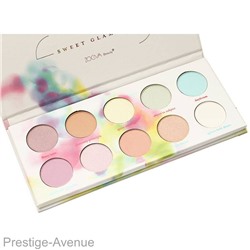 Палитра теней для век Zoeva Sweet Glamour 10x1,5 гр