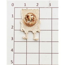 Металлический значок "Удивленный спанч"