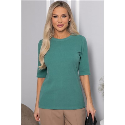 Блуза трикотажная Лиза (зеленая) Б14367-48М