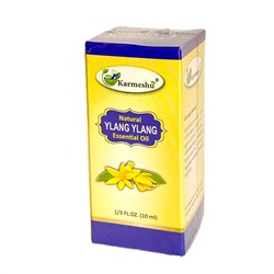 YLANG YLANG Natural Essential Oil, Karmeshu (ИЛАНГ-ИЛАНГ натуральное эфирное масло, Кармешу), 10 мл.