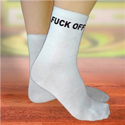 Носки женские с надписью "Fuck Off"