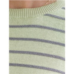 Джемпер из хлопка с люрексом