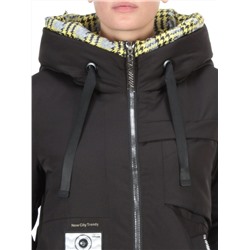 2166 BLACK Пальто зимнее женское MONGEDI (200 гр. холлофайбера) размеры 42-44-46-48-50