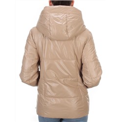8268 BEIGE Куртка демисезонная женская BAOFANI (100 гр. синтепон) размеры 42-44-46-48-50