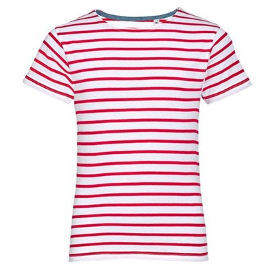 Футболка детская Miles Kids белая с красным