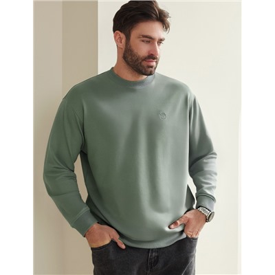 Джемпер из тонкого премиального футера с эластаном